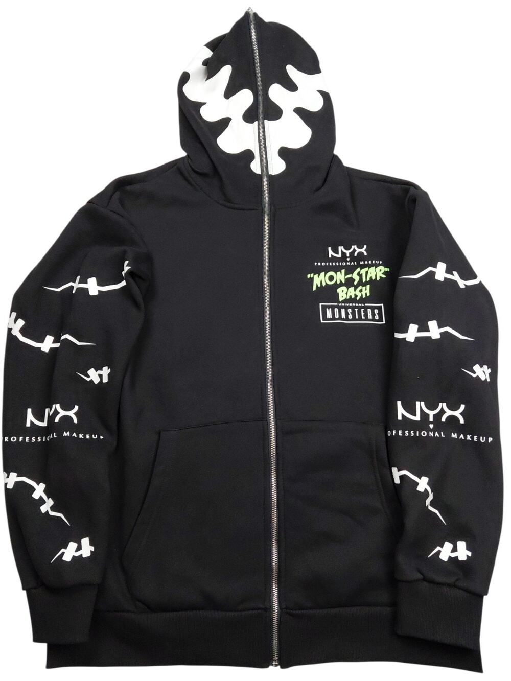 Bride Of Frankenstein Sweatshirt Hoodie Mens Size Large Black Universal Monsters